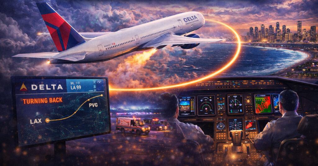 Delta DL39 Return to LAX