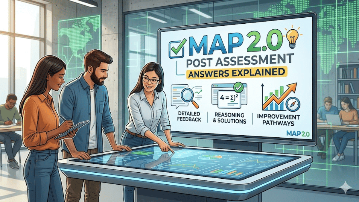 MAP 2.0 Post Assessment Answers