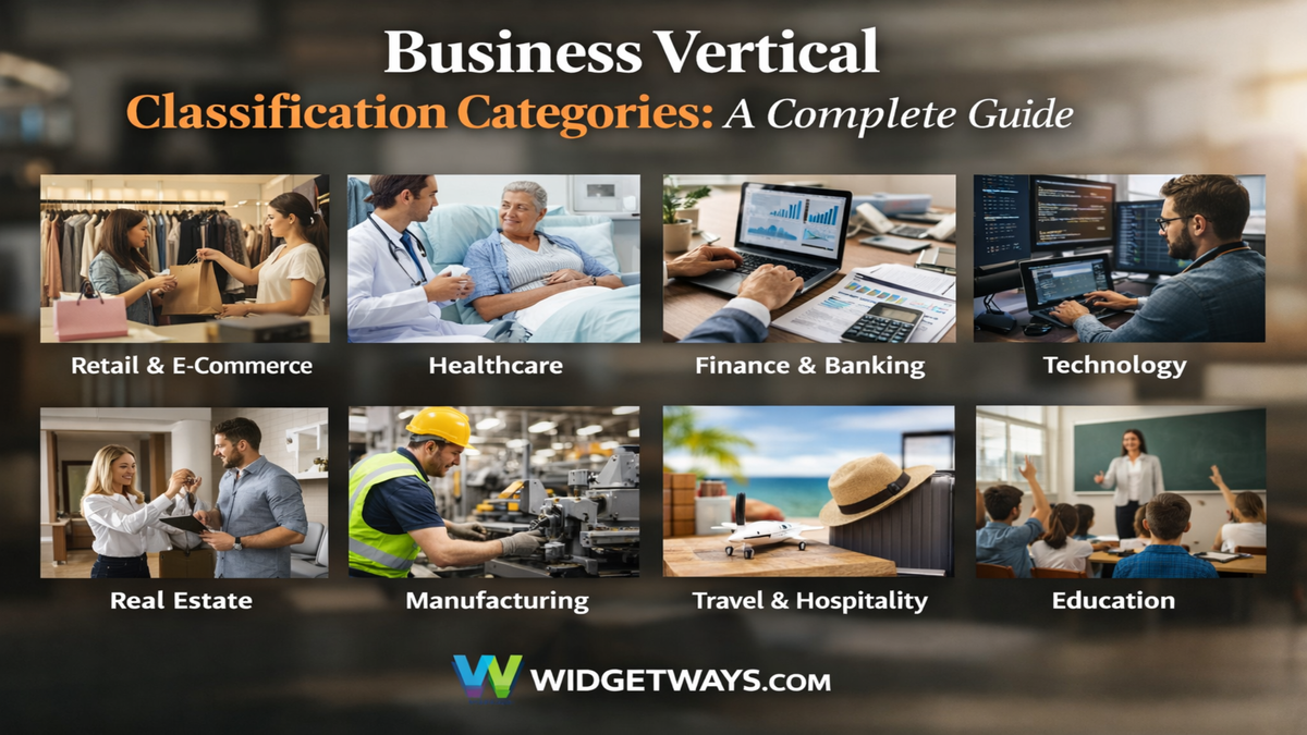Business Vertical Classification Categories