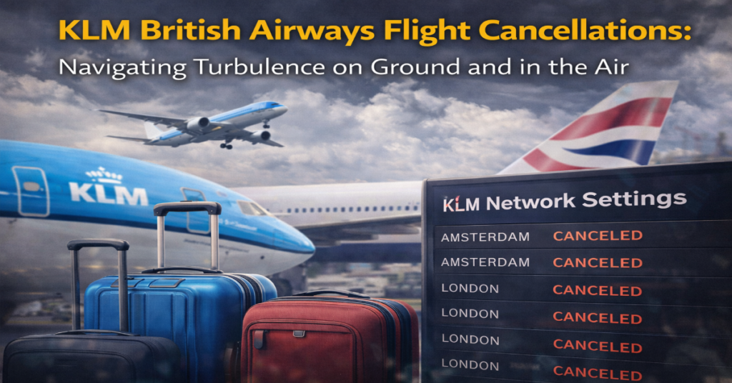 KLM British Airways Flight Cancellations