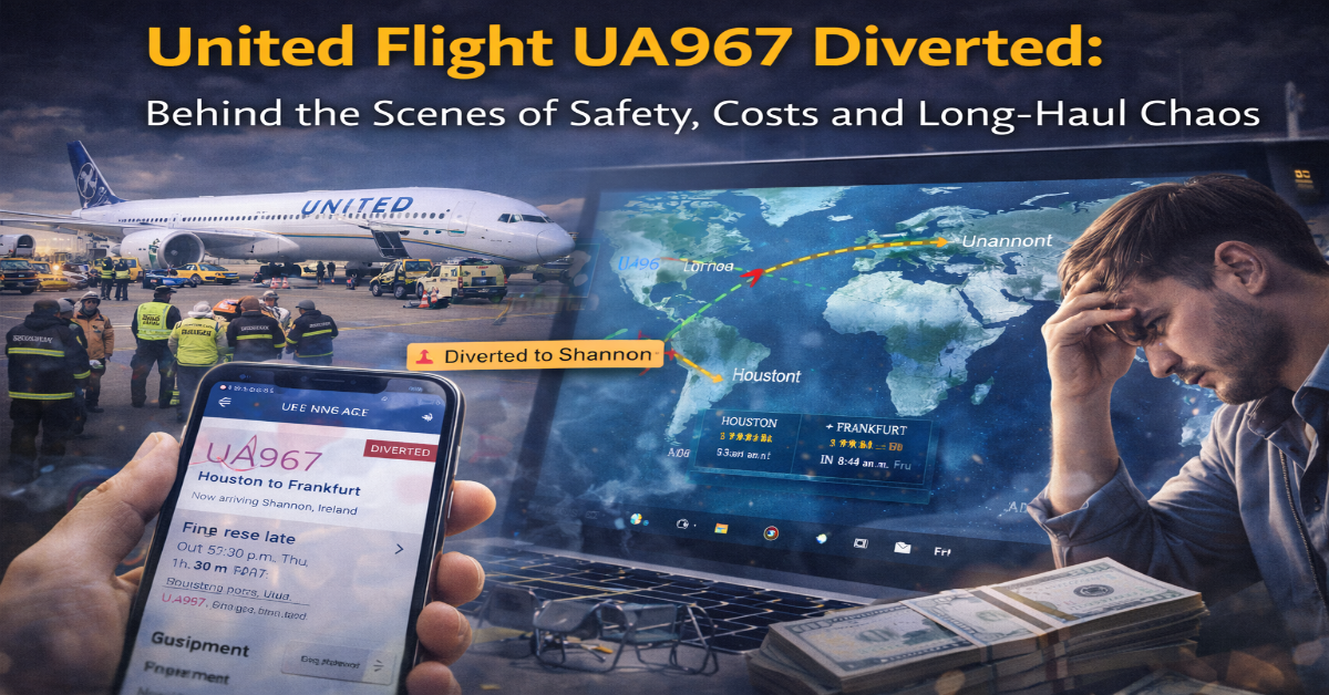 United Flight UA967 Diverted