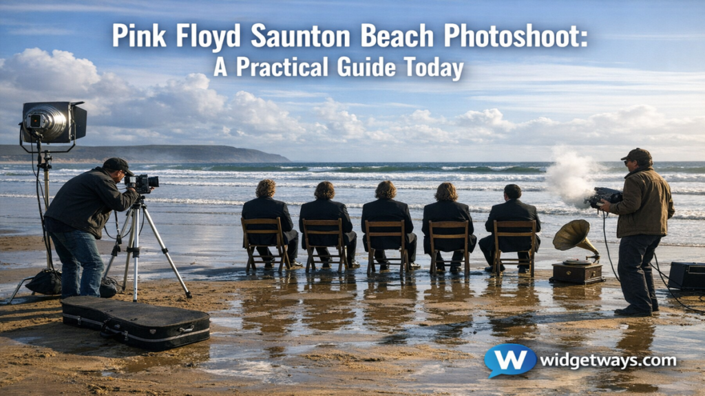 Pink Floyd Saunton Beach Photoshoot