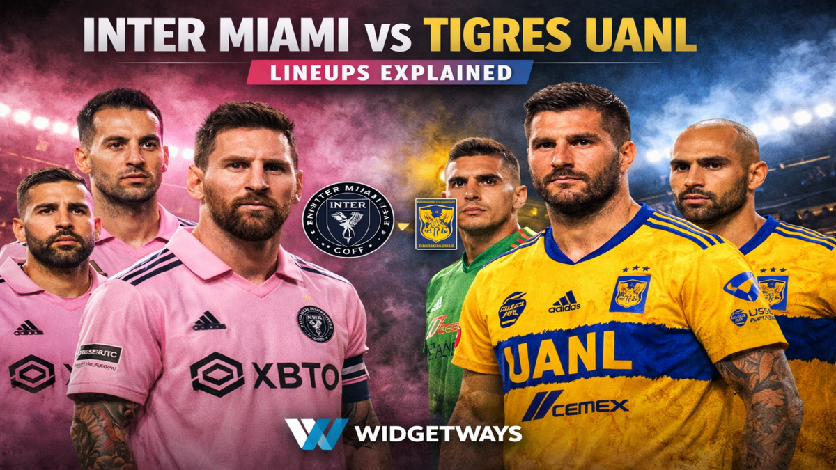 Inter Miami vs Tigres UANL Lineups